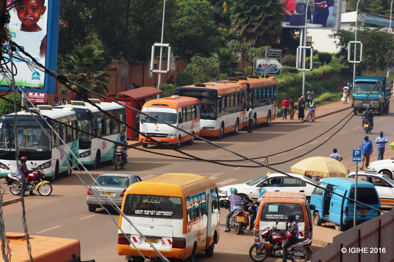 The location nearby Kicukiro market where the bus park shifted