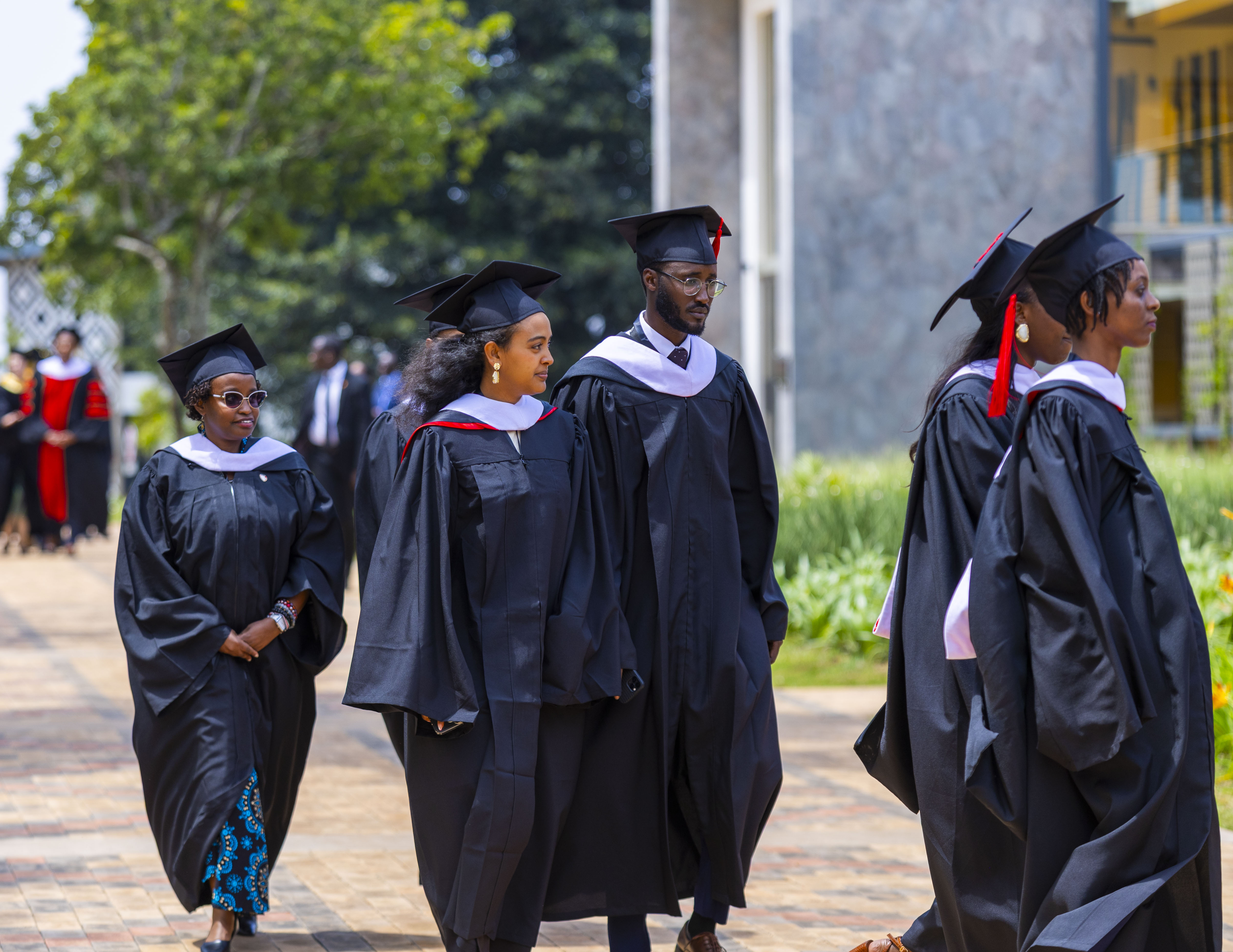 This is the first cohort of doctors to receive degrees from the University of Global Health Equity (UGHE).