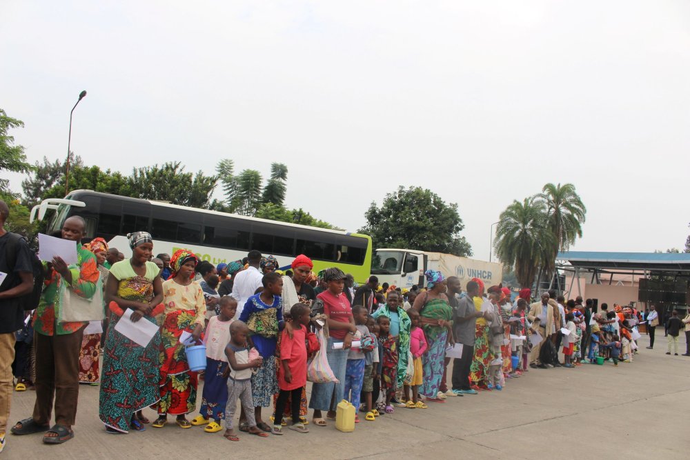 The 533 returnees had been confined in an FDLR-controlled areas in eastern DRC.