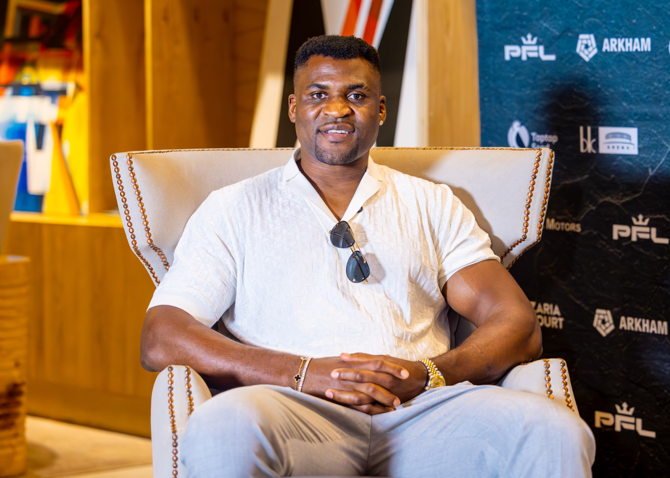 Combat fight legend Francis Ngannou is the chairperson of PFL Africa.
