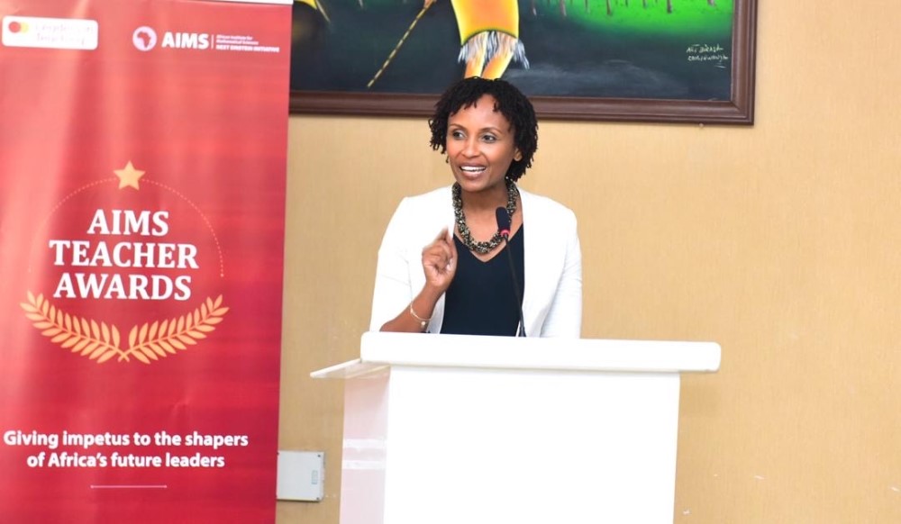 Lydie Hakizimana, AIMS CEO said that the event recognizes and celebrates the tireless efforts and commitment of educators in Rwanda. 