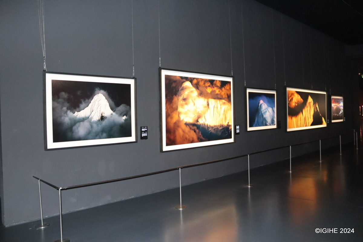Some of photographs exhibited at Luo Hong Photography Art Museum.
