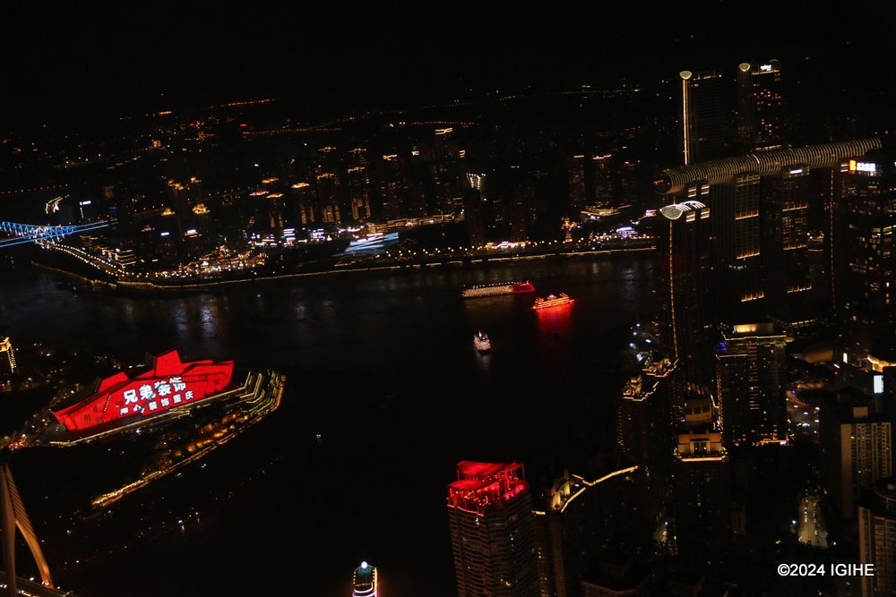 The Chongqing WFC Observation Deck provides a stunning, unobstructed view of the city's grandeur.