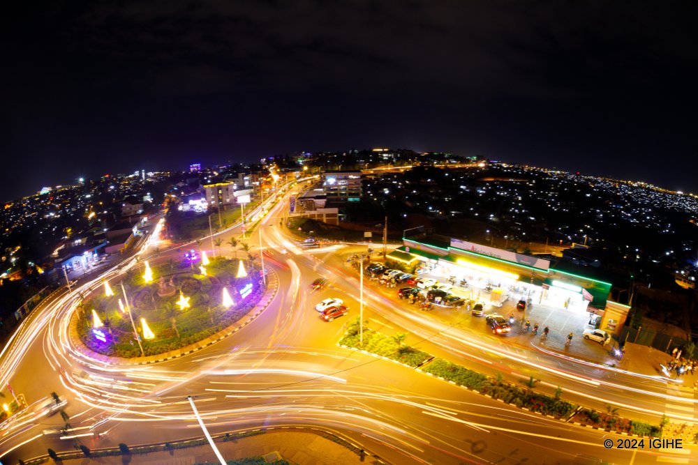 From downtown to Remera, Kigali sparkles with festive ornaments.