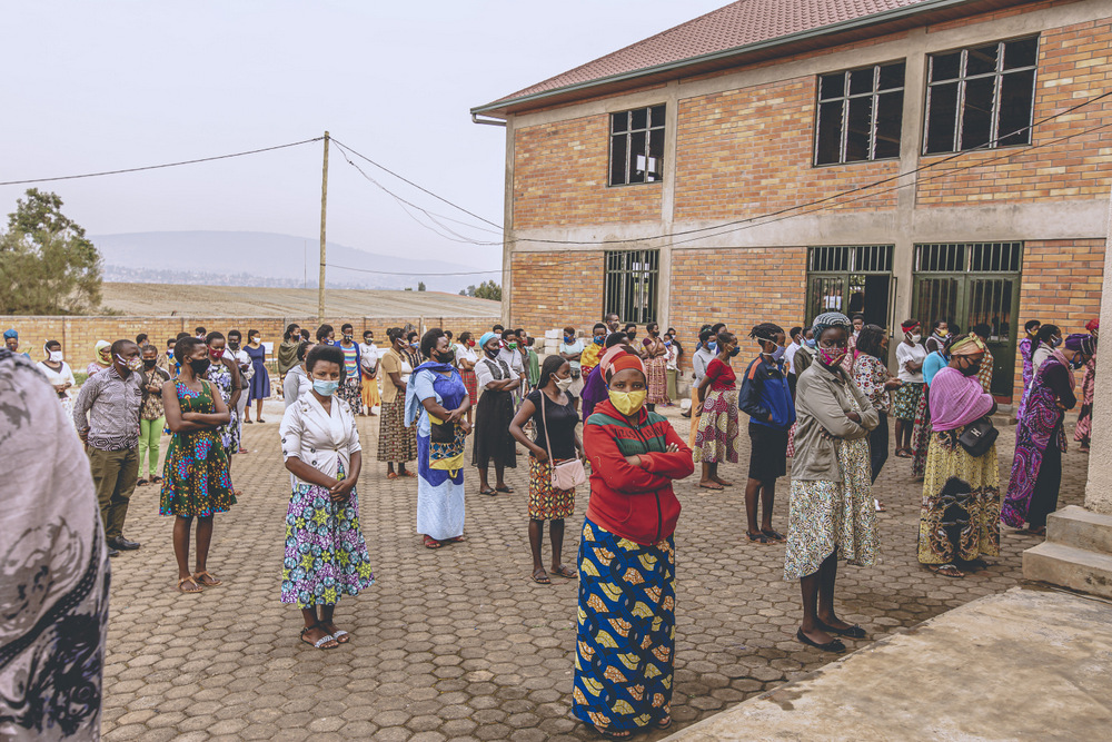  Gahaya Links has worked with its vast network of women cooperatives to protect its members against the health risks of the pandemic. 