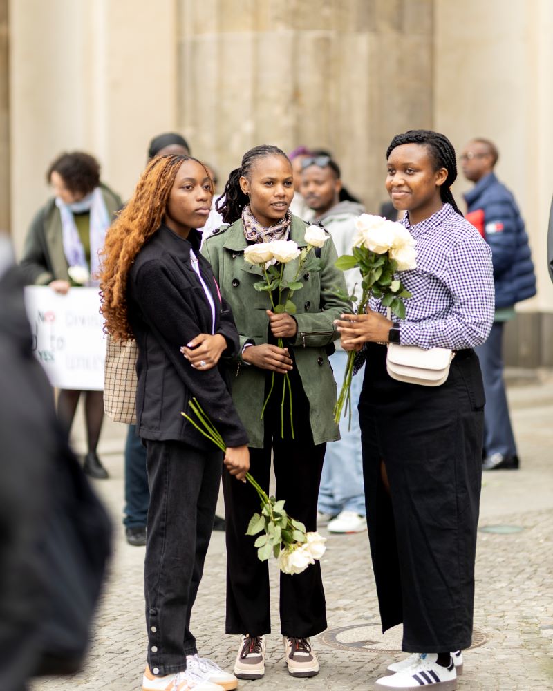 The youth also participated in the commemoration event.
