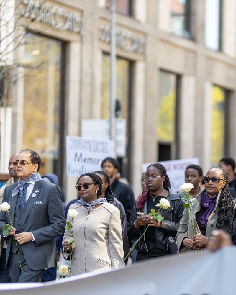 The commemoration event took place in Berlin. 