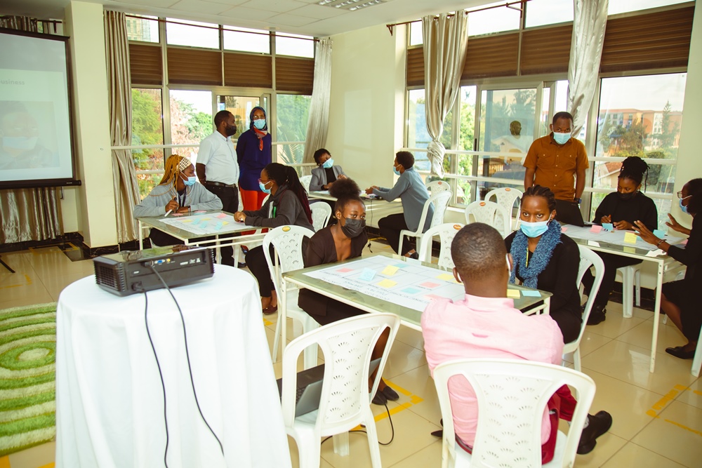 Students attending class in-person.  