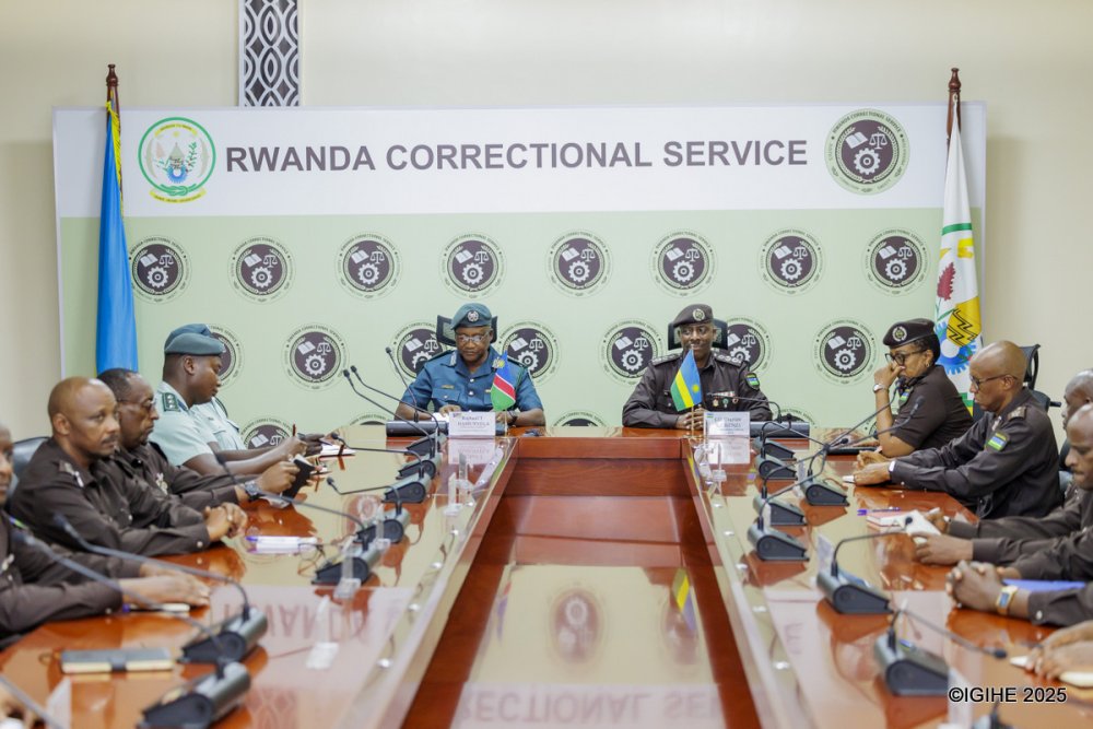 Hamunyela and his visiting delegation commended Rwanda’s approach to environmental conservation in correctional facilities.