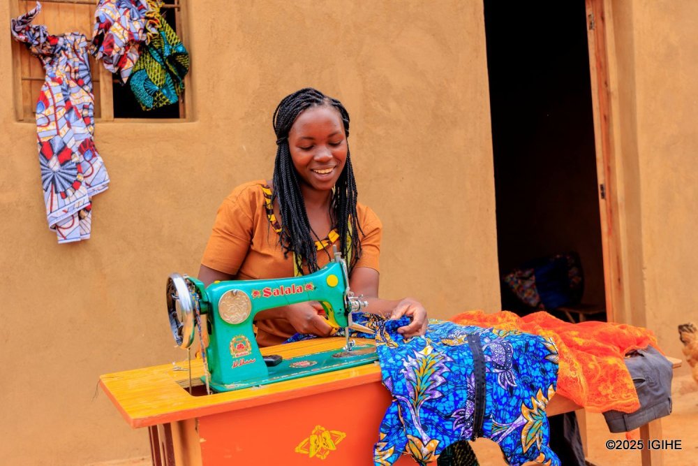 Through partnerships with Spark, residents are also running projects such as tailoring.