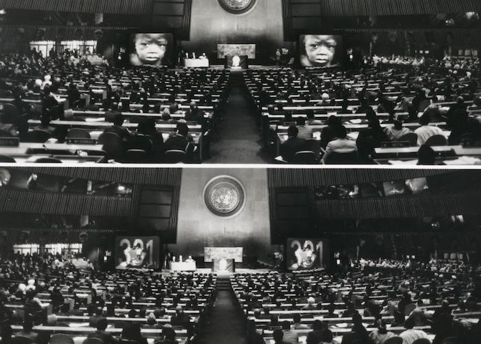 Habyarimana and Museveni are among leaders that attended the World Children Summit in 1990.