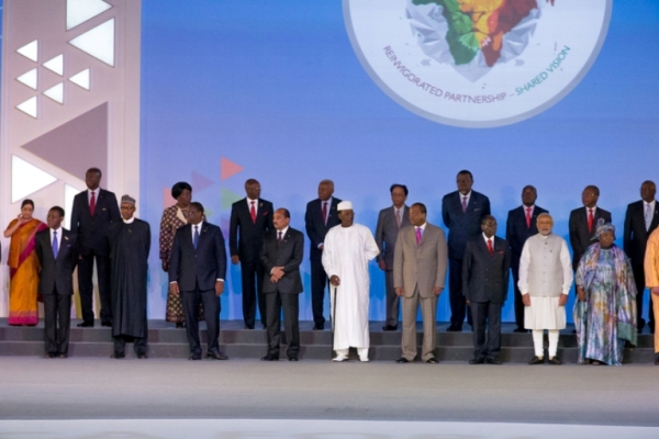 Delegates of the 3rd India-Africa Summit