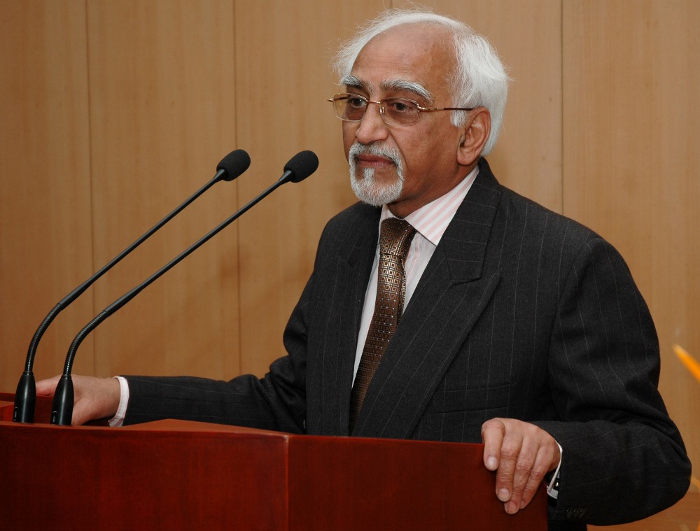 The Vice President of India, Hamid Ansari .