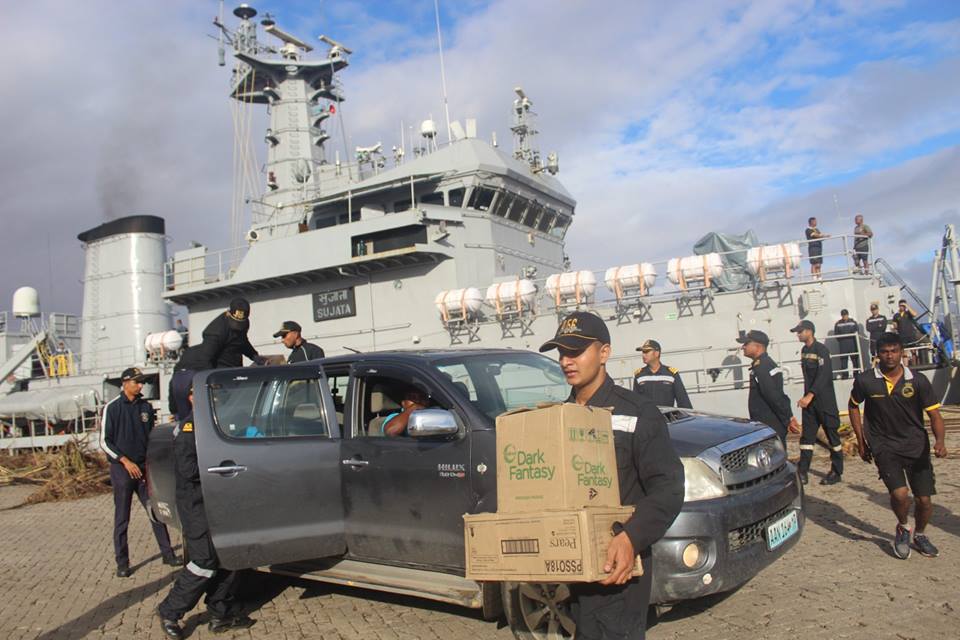 The Government of India is providing Humanitarian Assistance and Disaster relief (HADR) support to Mozambique 