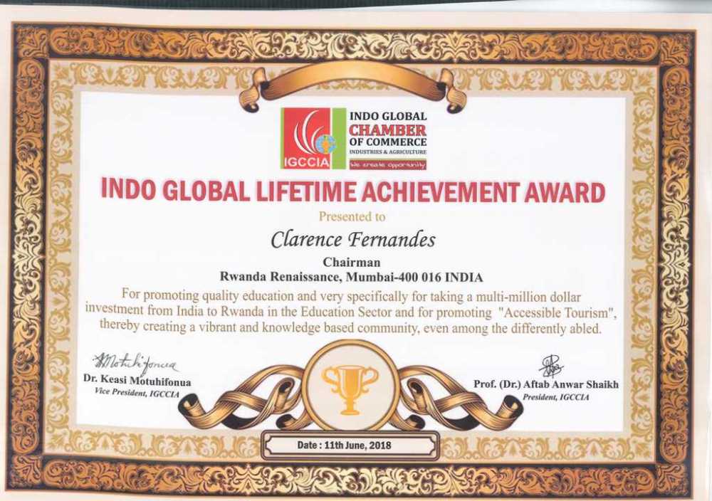 Indo Global Lifetime Achievement Award