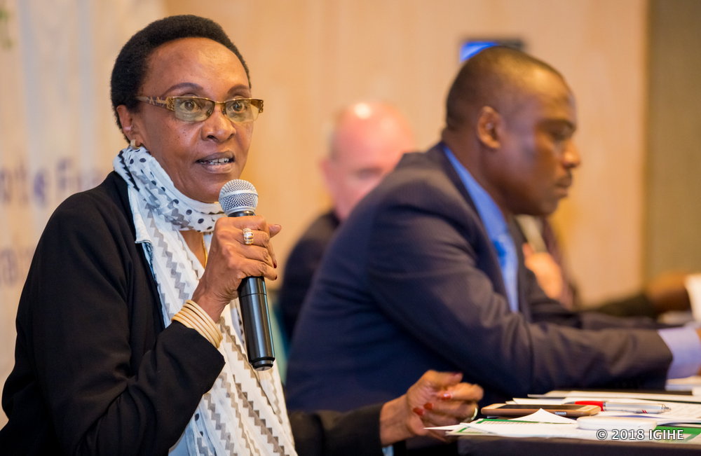 The Chairperson for Transparency International (TI) Rwanda Marie Immaculée Ingabire