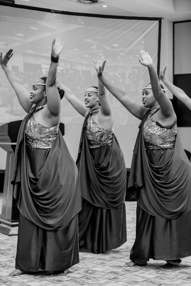It was glamour as 462 female students graduated from Davis College.  Inganzo Ngari dance troupe entertaining guests.   