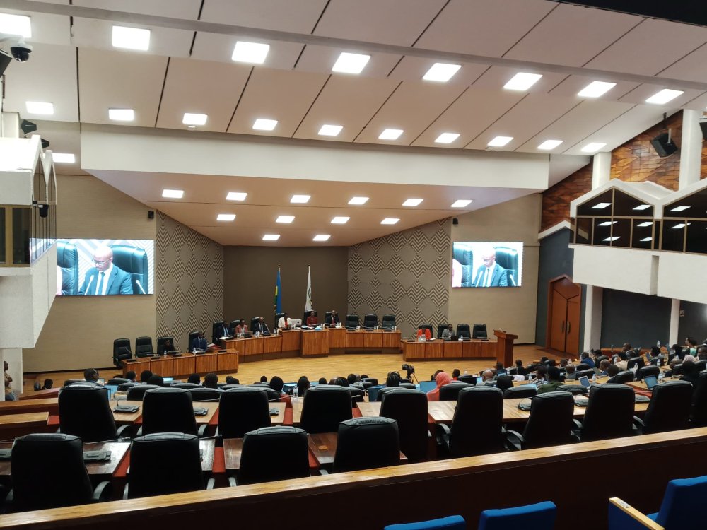 Minister of Finance and Economic Planning, Yusuf Murangwa, presented the revised budget proposal to the Parliament on Wednesday.