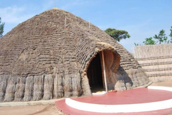 The palace of King Mutara III Rudahigwa