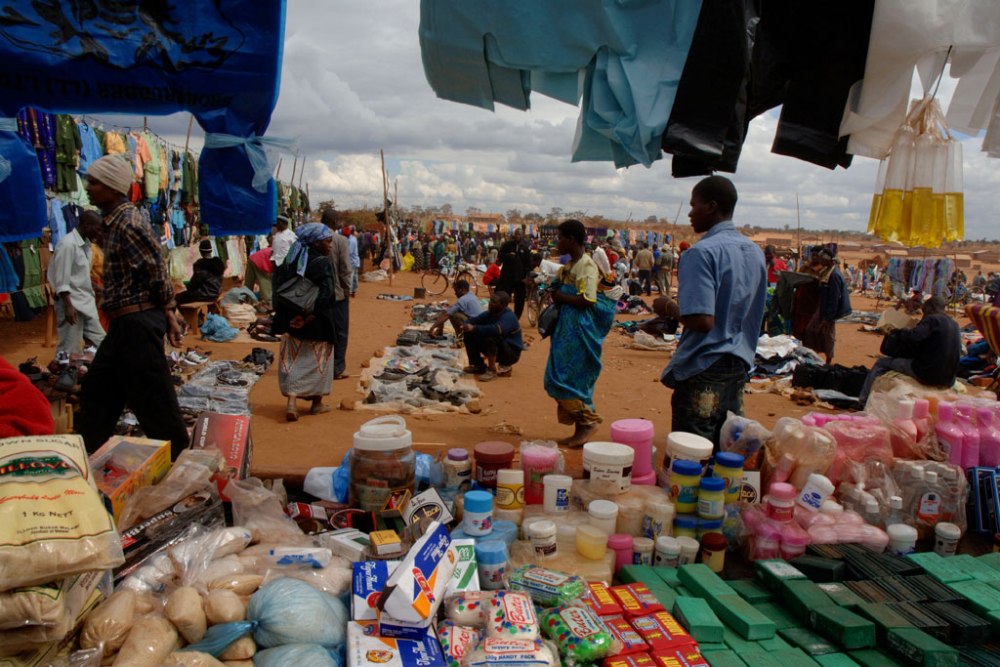 Dzaleka refugee camp in Malawi accommodating Rwandans.