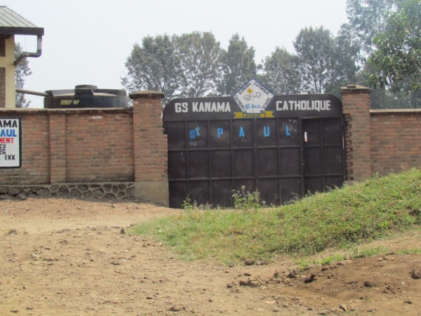 The Cholera Camp is in Groupe Scolaire Kanama Catholique 