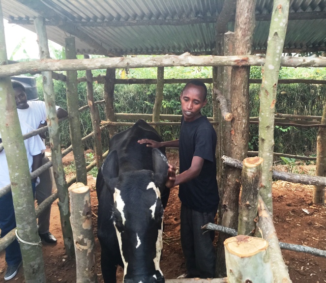 Innocent Niyonzima overjoyed by the donation from Tigo Rwanda