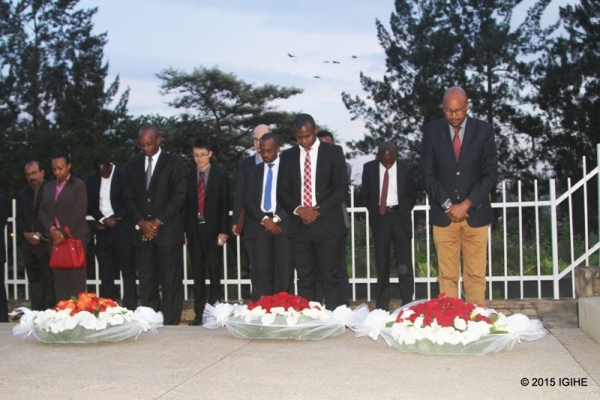 Wreaths were laid at Gisozi memorial center as international community commemorates genocide victims