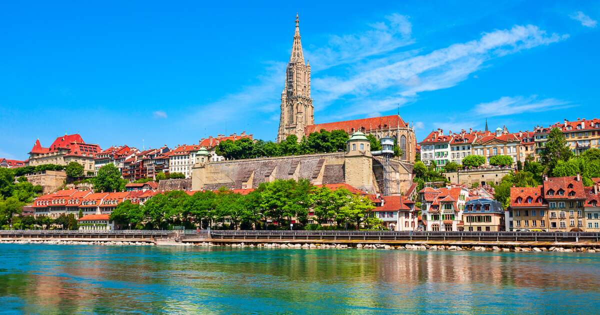 This photo shows the view of Bern, the capital of Switzerland.