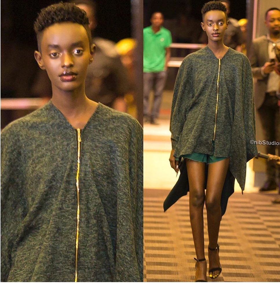 Isheja Morella, 16, a Rwandan fashion model who is signed to We Best Models Management (WBM) has left for Italy