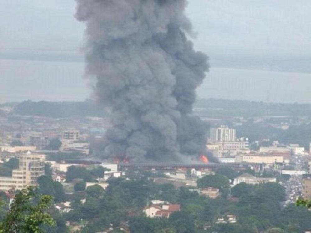 Bujumbura market suffered severe damage after catching fire in 2013.  