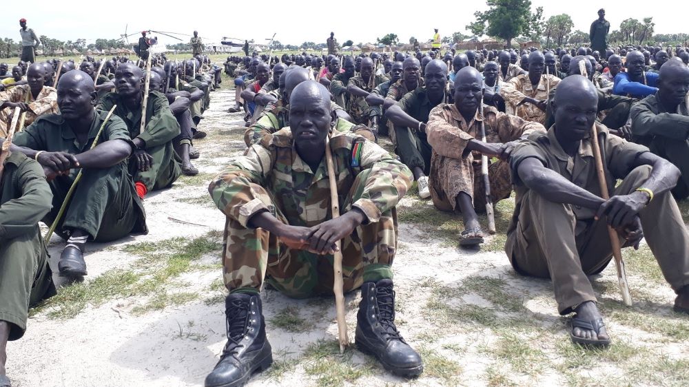 South Sudan recently deployed forces without firearms.  The City Review File Photo