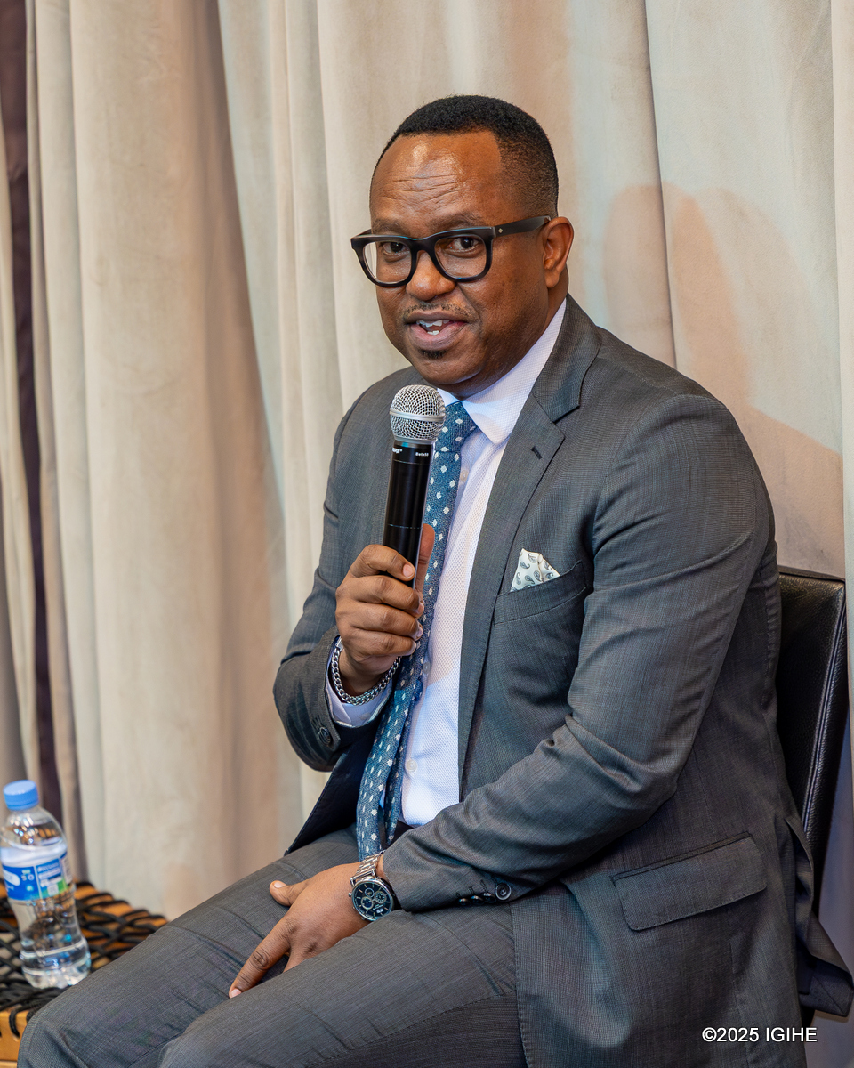 Dr. Twagirashema Ivan, an expert in the energy sector, addressed investors about available opportunities.