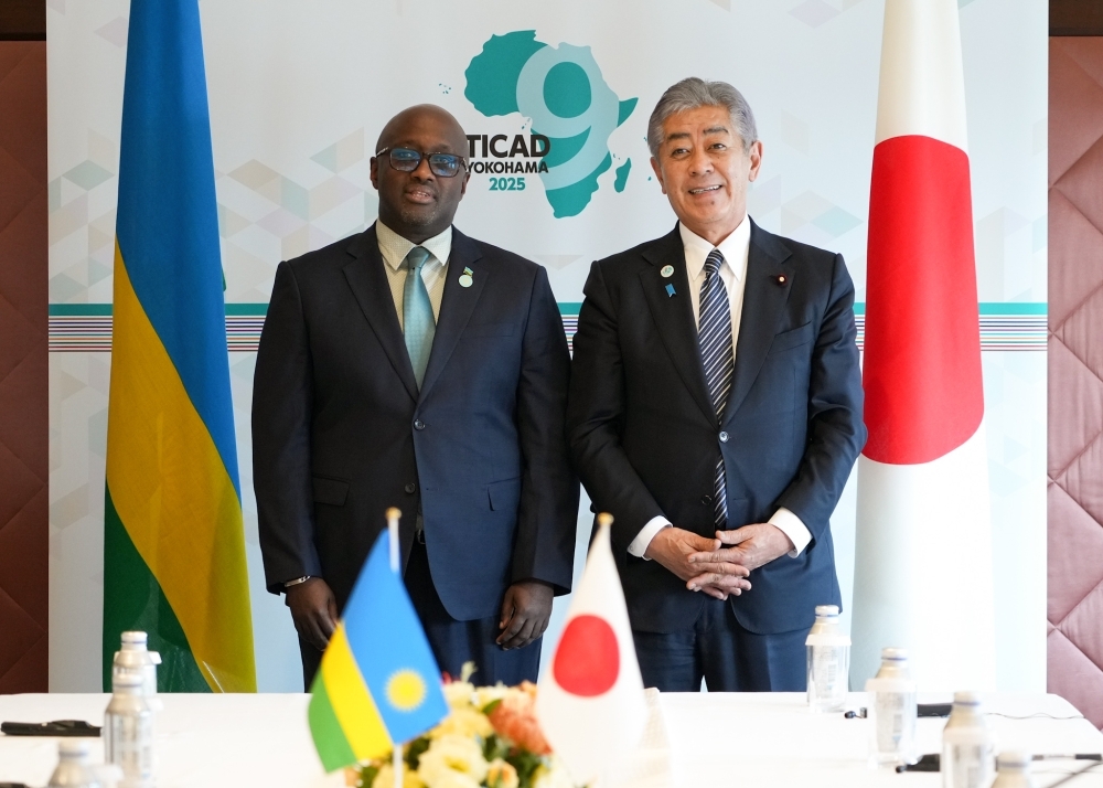 During the talks, Minister Iwaya welcomed the recent peace agreement between Rwanda and the DRC, emphasizing the importance of all parties honoring their commitments.