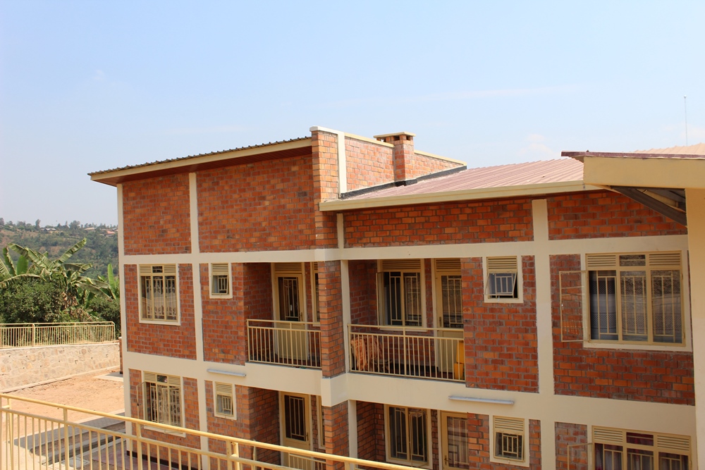 The multi-floored building was handed over to beneficiaries on Monday.