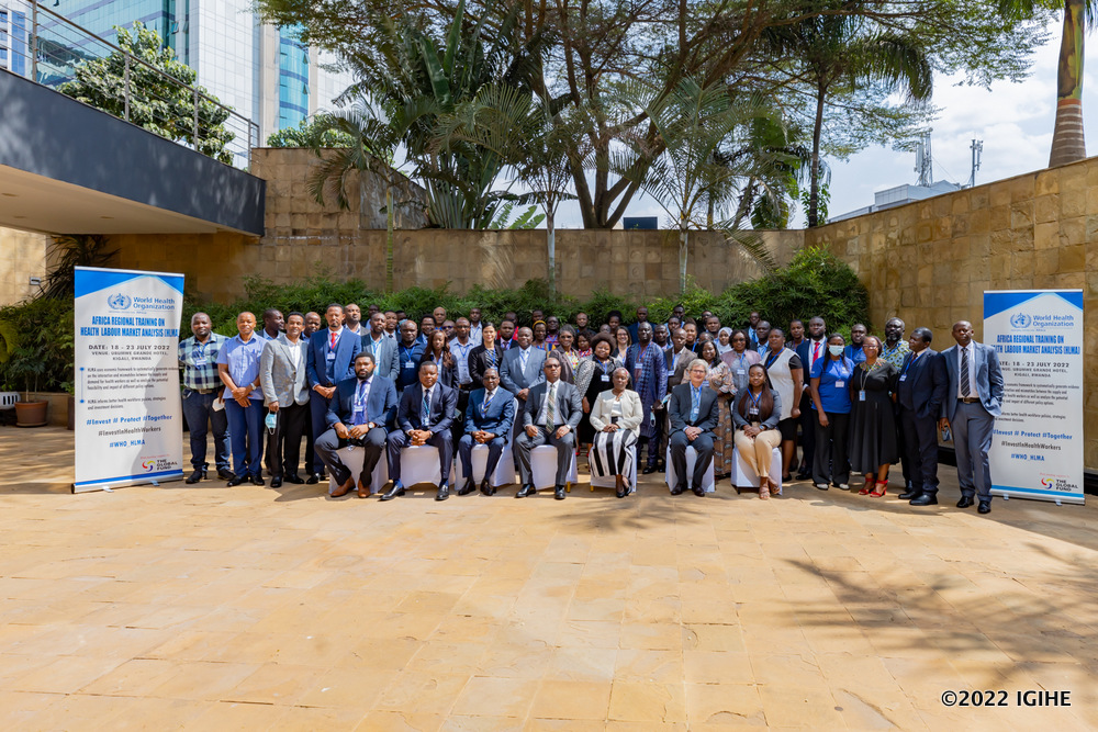 The meeting brought together health experts from different African countries. 