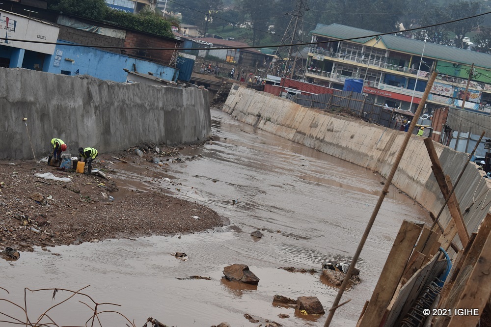 The expansion of Mpazi drainage channel is underway.  