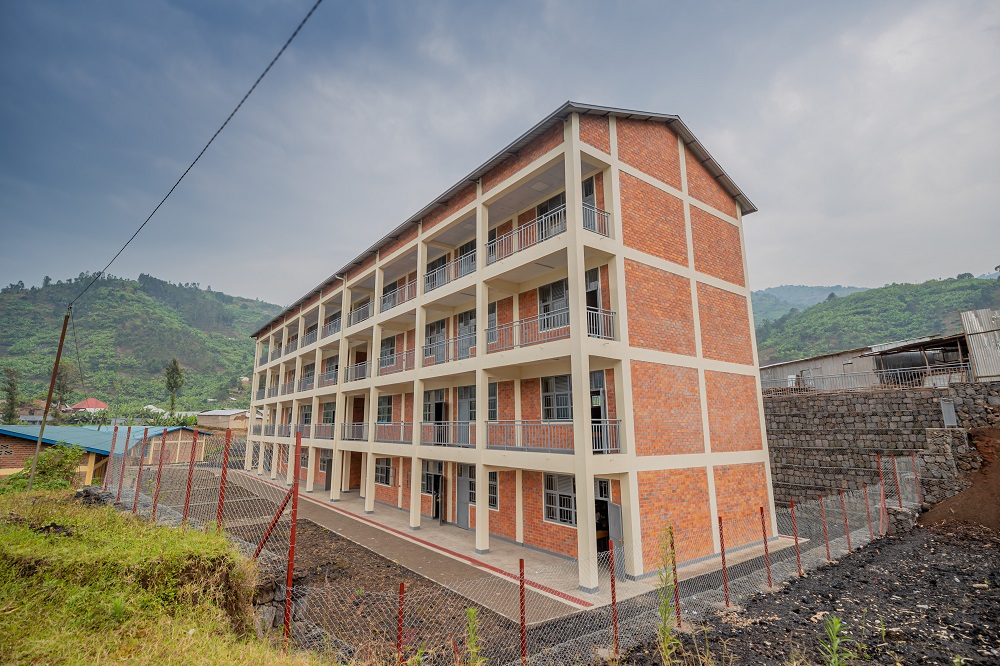 Buildings of Groupe Scolaire Vunga in Nyabihu district constructed in partnership with RDF.