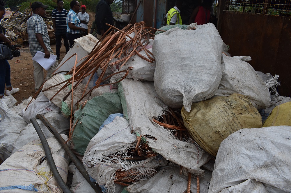 The Managing Director of Black Metals Ltd, Jimmy Twahirwa, was not at the premises the time of the REG-police assisted operation
