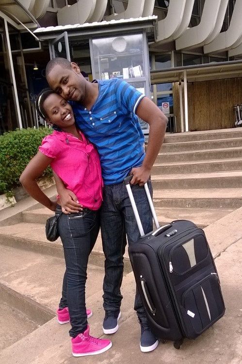 Henri Jado together with his Girl Friend