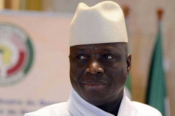 President Yahya Jammeh of Gambia who has contested results of the presidential election. The country's Independent Electoral Commission (IEC) chairman Alieu Momar Njie has fled to Senegal.