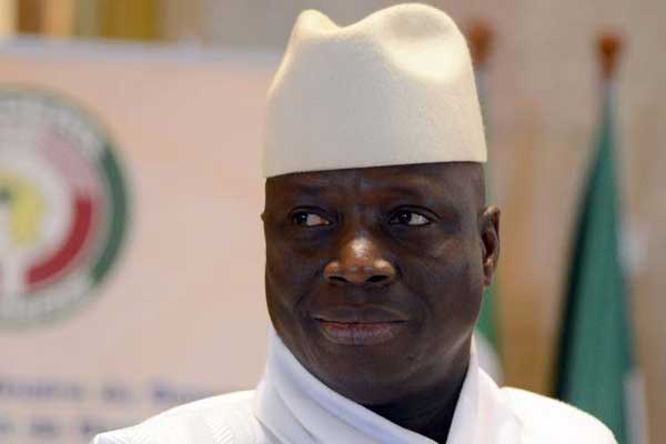 The Gambia’s former president Yahya Jammeh.