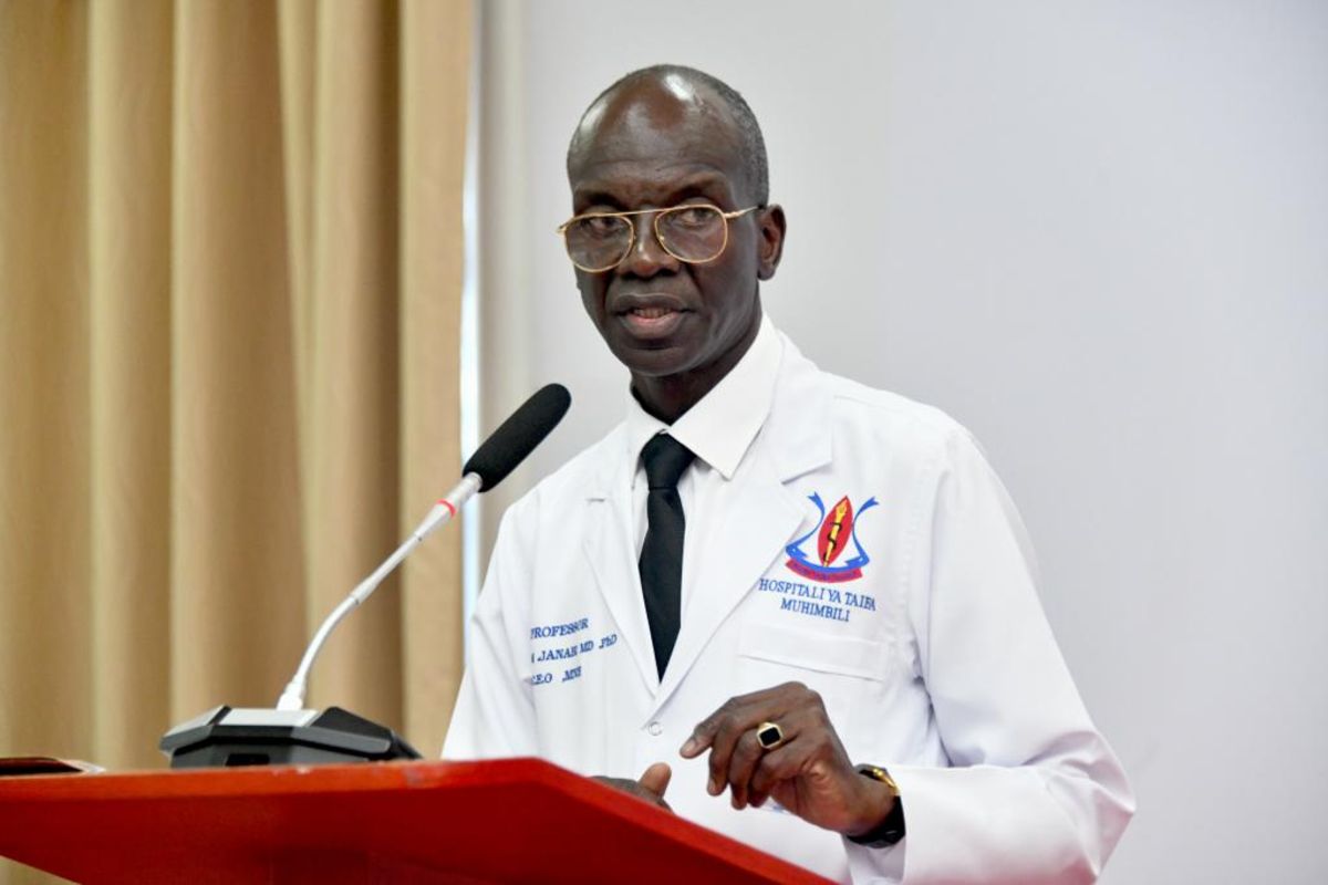 The Executive Director of Muhimbili National Hospital (MNH), Professor Mohamed Janabi.