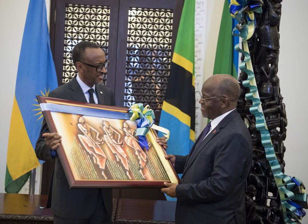 January 14, 2018 when President Kagame visited Tanzania and discussed the construction of Isaka-Kigali railway with Tanzania's President, John Pombe Magufuli