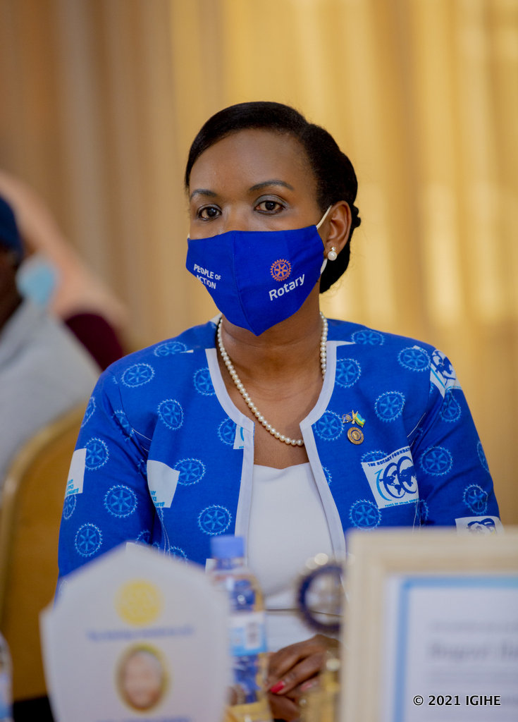 The Assistant District Governor in charge of Rotary Rwanda, Jeannette Rugera applauded efforts that led to the foundation of the new club that comes in handy to complement existing initiatives.