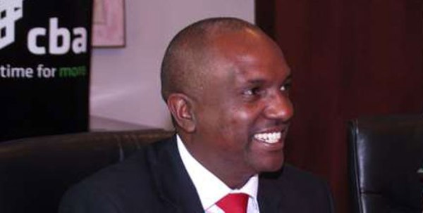 Mr Jeremy Ngunze, the CBA chief executive. Commercial Bank of Africa is gearing to venture into the Rwandese market with its M-Shwari product after successful uptake in Kenya Uganda and Tanzania. 