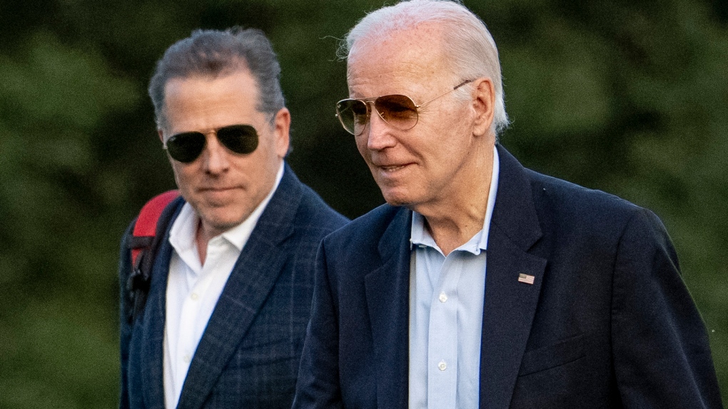 Joe Biden pardoned his son, Hunter, on Sunday night, sparing him a possible prison sentence for federal felony gun and tax convictions.