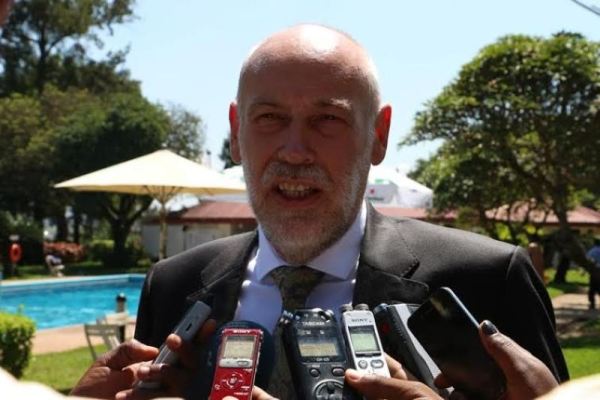 The representative of EU to Rwanda Johan Cauwenbergh
