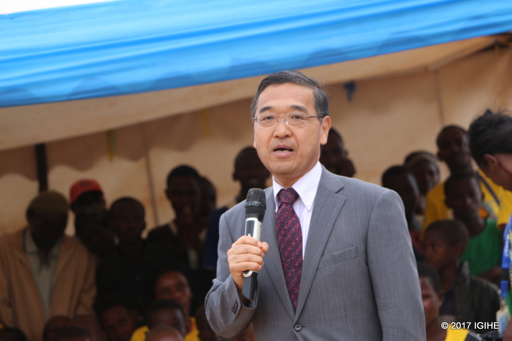 The Ambassador of Japan in Rwanda, Takayuki Miyashita 