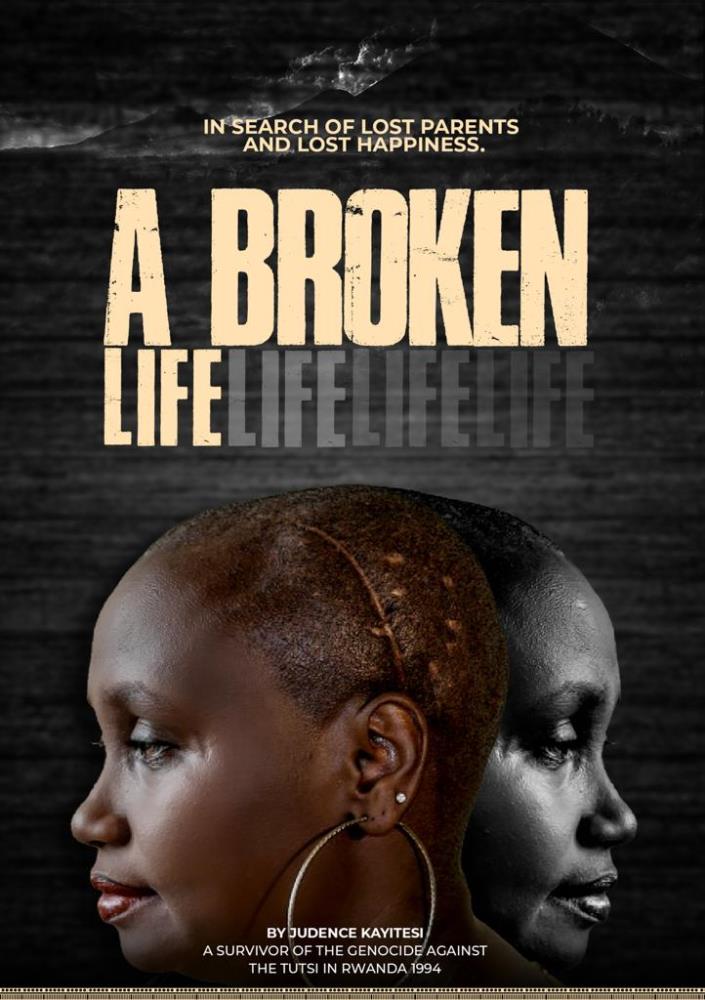 A copy of her book  ‘A Broken Life’