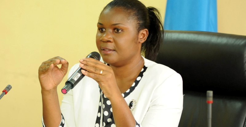 The Minister of Public Service and Labour, Judith Uwizeye